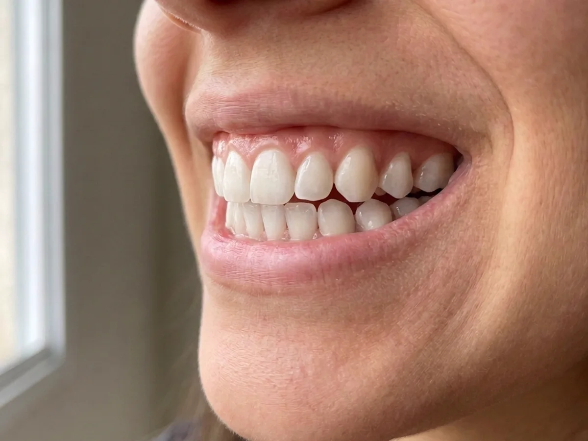 Sorriso com os dentes mais brancos